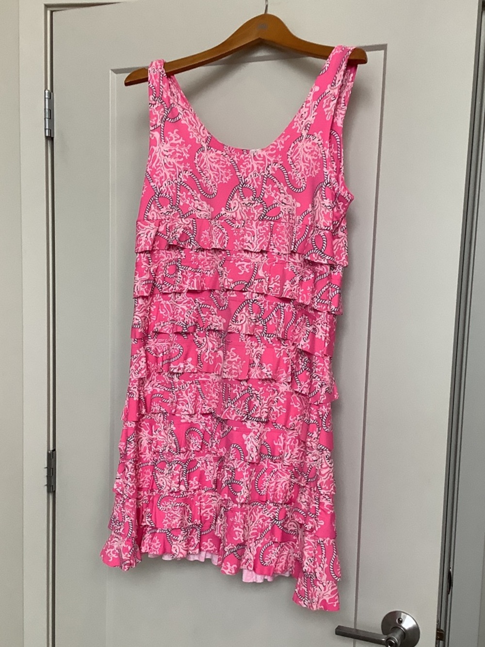 Lulu-B Pink Ruffle Tank Dress